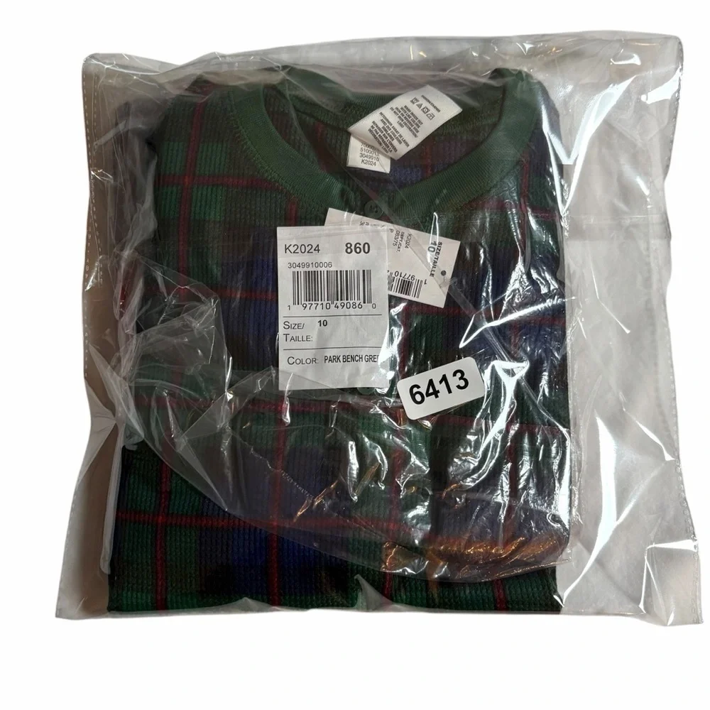 Bundle Kids Christmas Pajama Tops (3) | Holiday Dino & Plaid Long Sleeve Shirts